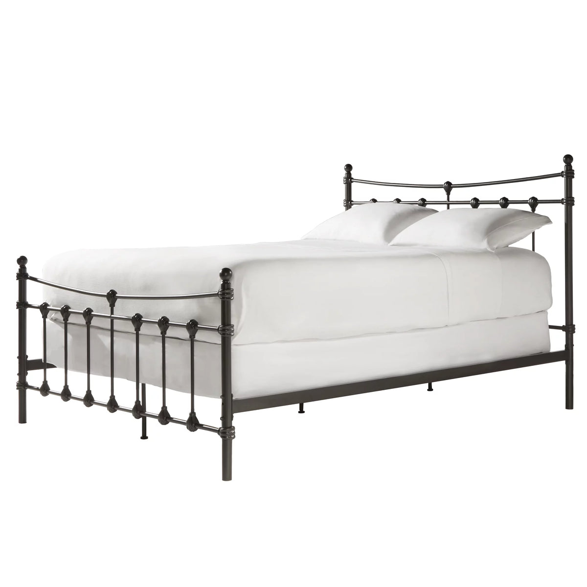 Antique Brown Metal King Bed P933980