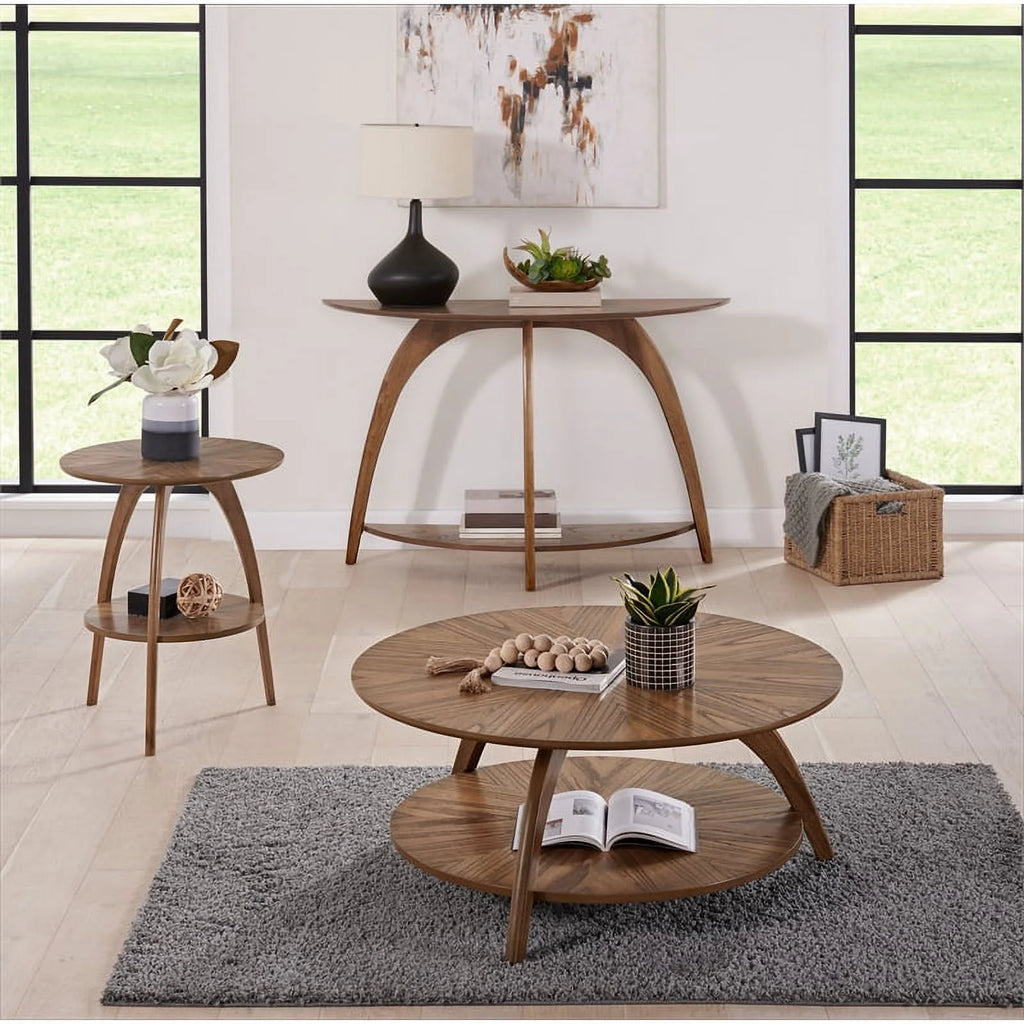 Round Wood Coffee Table A1550