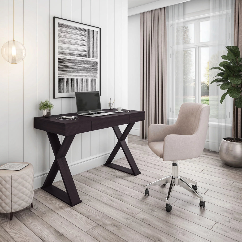 Espresso Writing Desk with Drawer R11462
