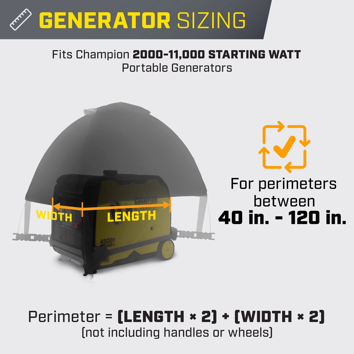 Inverter Generator Cover C41331
