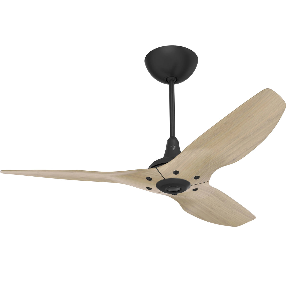 52 Ceiling Fan with Natural Bamboo Blades and Black Finish T97987