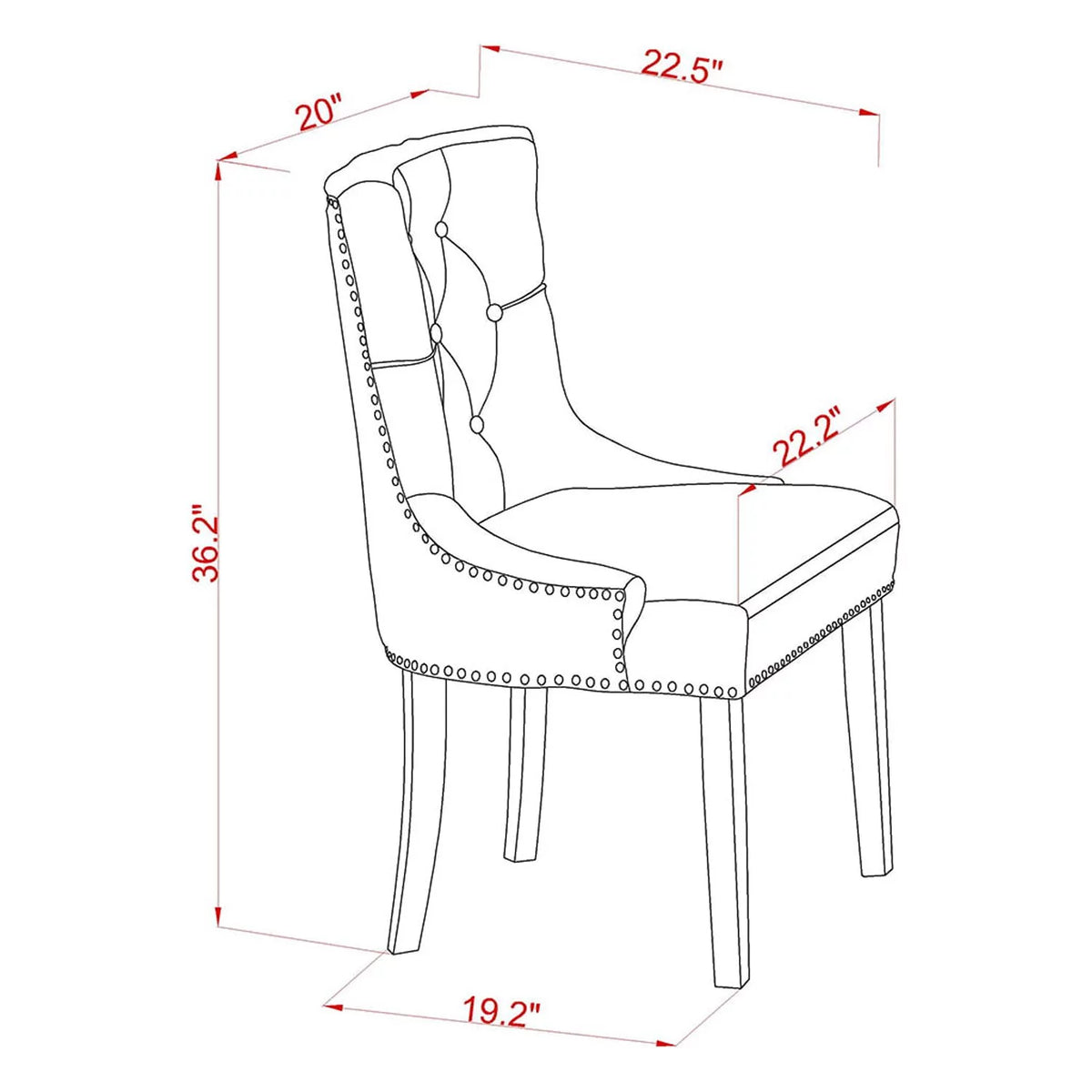 5 Piece Wood Dining Set K11131