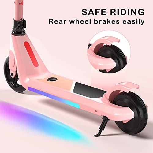 Electric Scooter for Kids Age 6-10 with Adjustable Speed and Height M6255