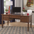 Rustic Cherry 60-inch Wood Storage Desk D5285