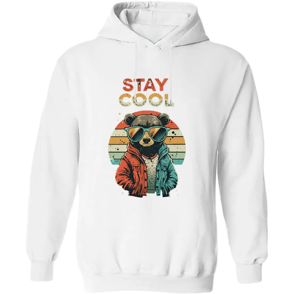 Men's White Hoodie K629903