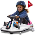 24V Electric Drifting Go Kart White Pink V4397