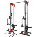 Wall Mount Cable Crossover Machine with 18 Positions Dual Pulley System I1034