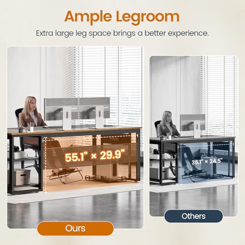 71 in Reversible L Shaped Desk with File Drawers L237