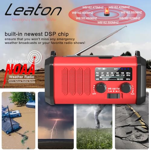 10000mAh Hand Crank Emergency Radio H3068