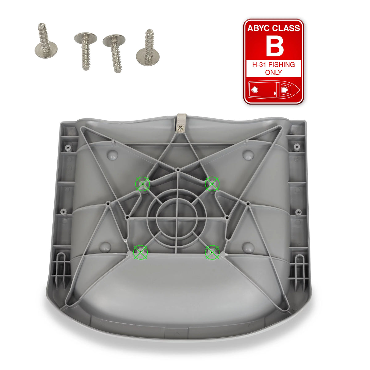 Gray Folding Boat Fishing Seat J769173