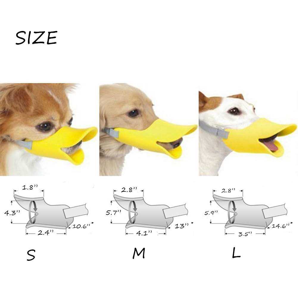 Anti Bite Duck Mouth Shape Dog Mouth Covers Muzzle Masks V680