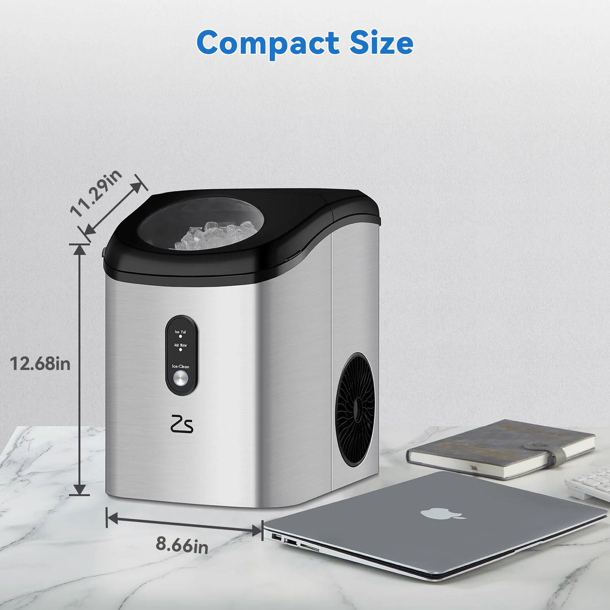 Nugget Countertop Ice Maker, 33Lbs/24Hrs, Self-Cleaning R562