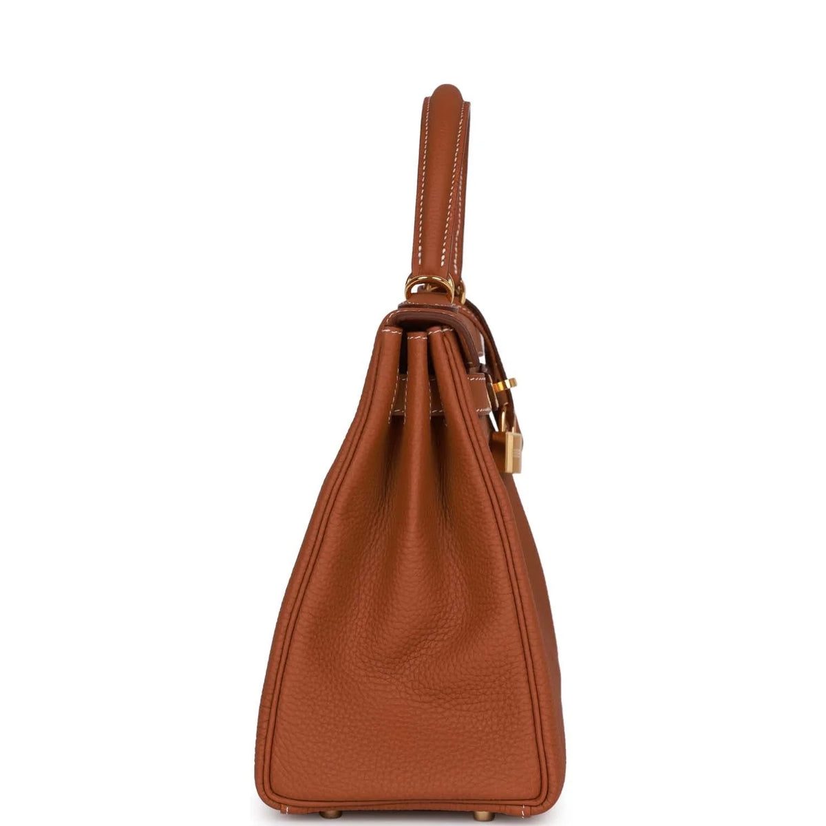 Pre-owned 28 Gold Togo Handbag L813505