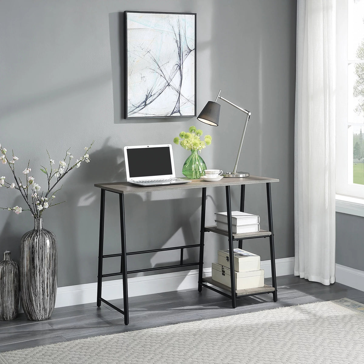 40-Inch Desk with Two Storage Shelves L37976