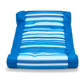 Blurred Blue Mesh Pool Lounger with Headrest B49132