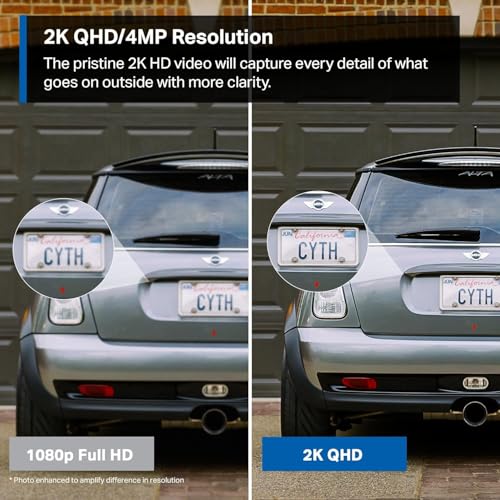 2K Battery Magnetic Mount Wireless Outdoor Security Camera R155343