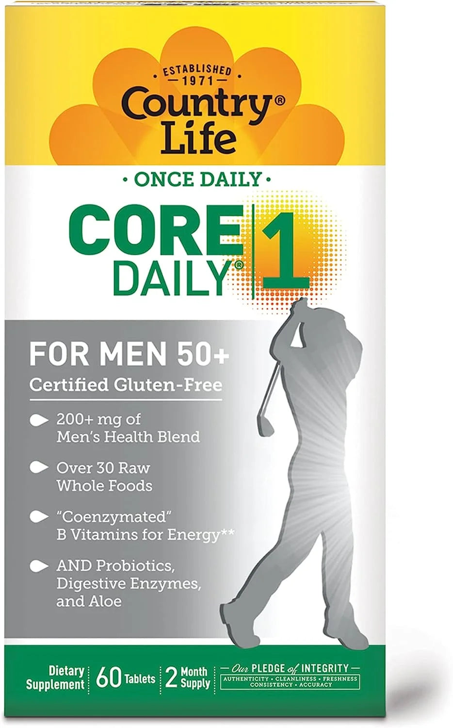 60 Tablets Multivitamin for Men 50+ A8311