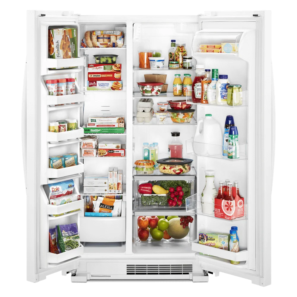 36 Wide 25.1 Cu. Ft. Side By Side Refrigerator - Stainless Steel I9054
