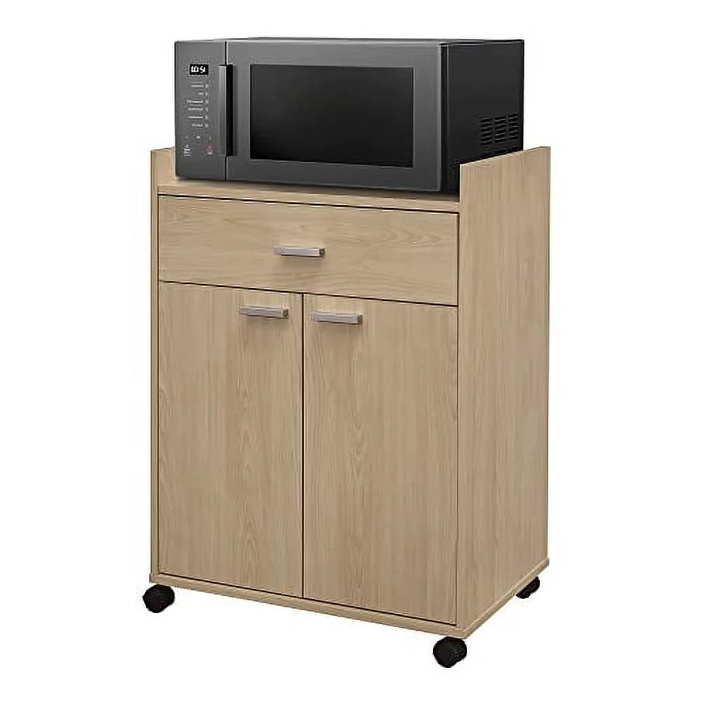 Kitchen Microwave Cart with 1 Drawer and 2 Doors Y8479