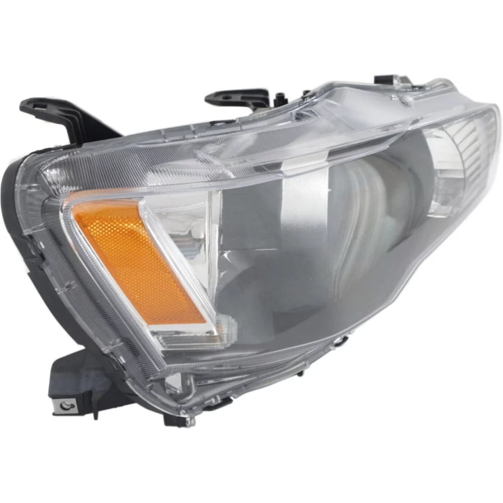 2008-2014 Lancer EVO X Headlights Headlamps Chrome Bezel Left+Right E254