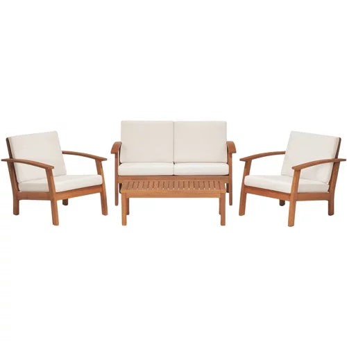 4-Piece Solid Wood Patio Conversation Set M64127