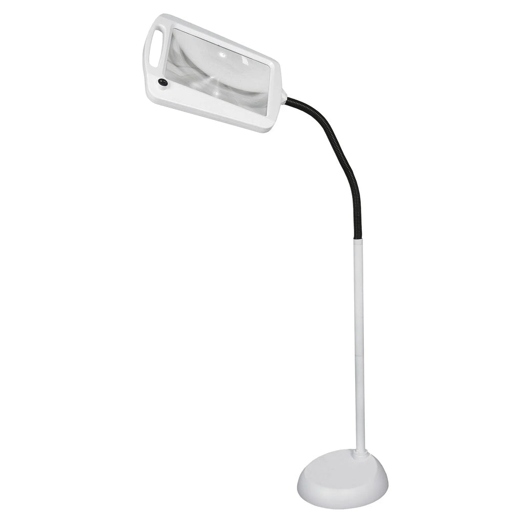 Bronze LED Illuminated Floor Magnifier Lamp B8568