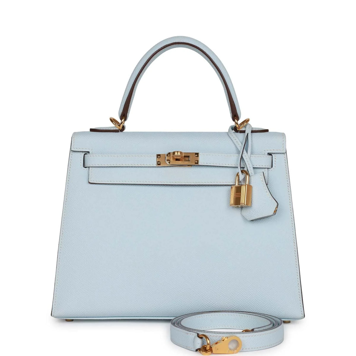 Bleu Brume Epsom Leather Bag B319