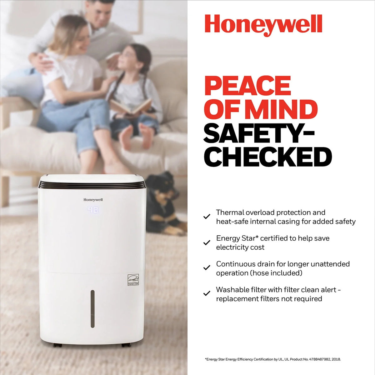 50 Pint Energy Star Dehumidifier with Pump U481222