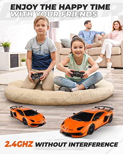 Remote Control Car 1:24 Toy Car Orange K98499