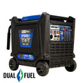 9000 Watt Dual Fuel Inverter Generator with CO Alert F34690