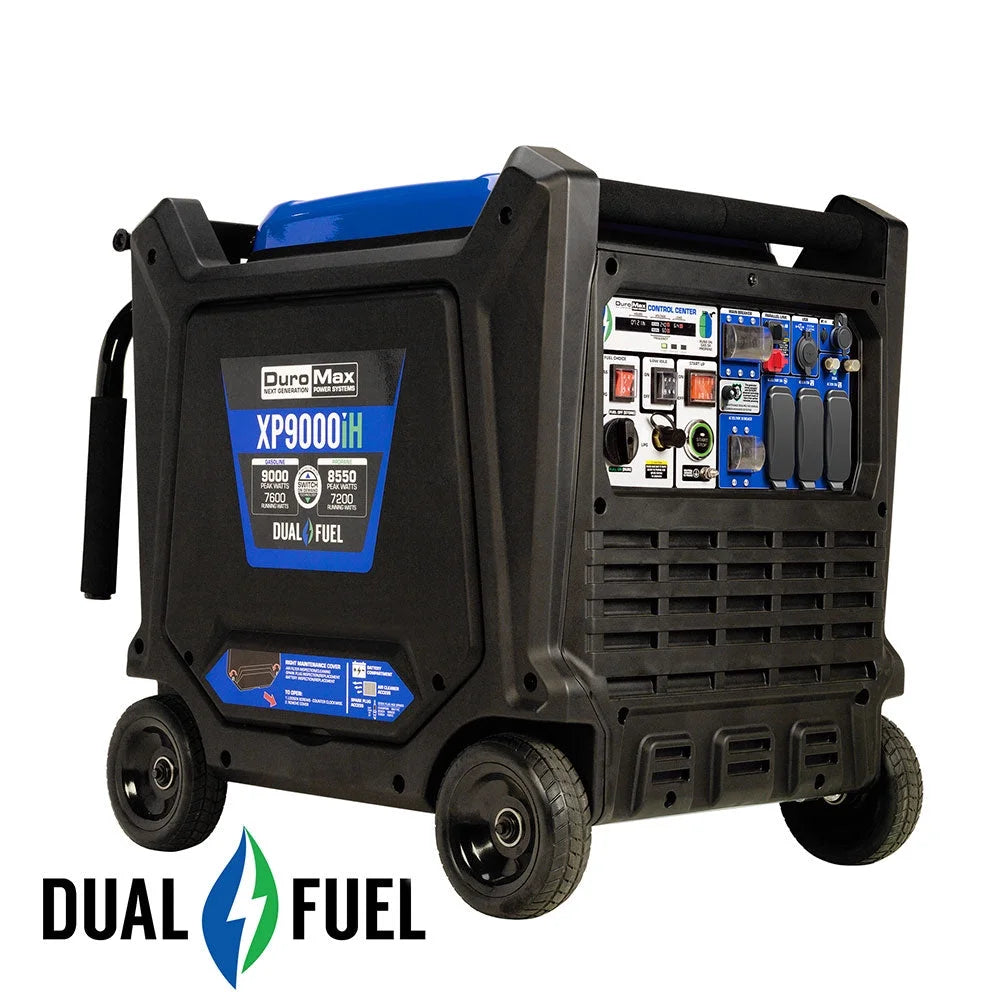 9000 Watt Dual Fuel Inverter Generator with CO Alert F34690