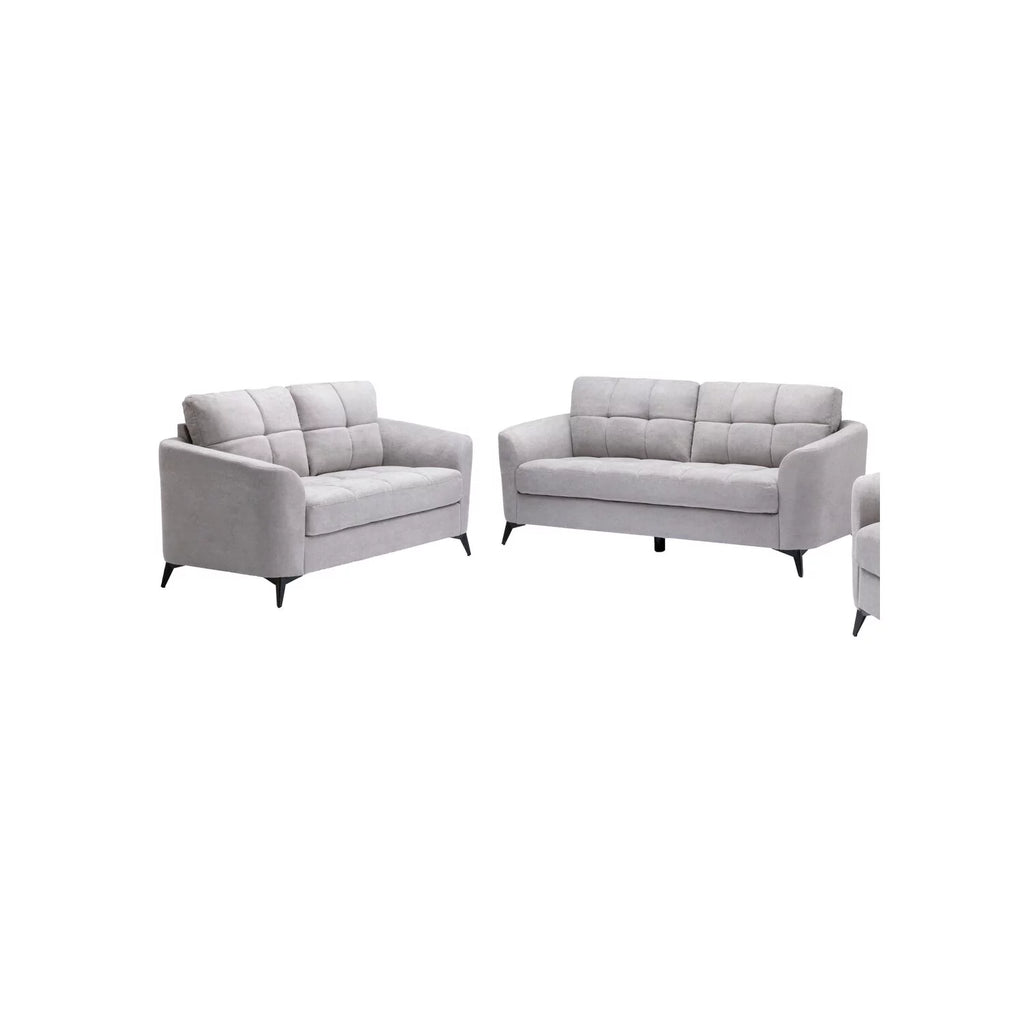 Linen Fabric Sofa Loveseat P7370