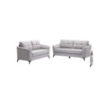 Linen Fabric Sofa Loveseat P7370