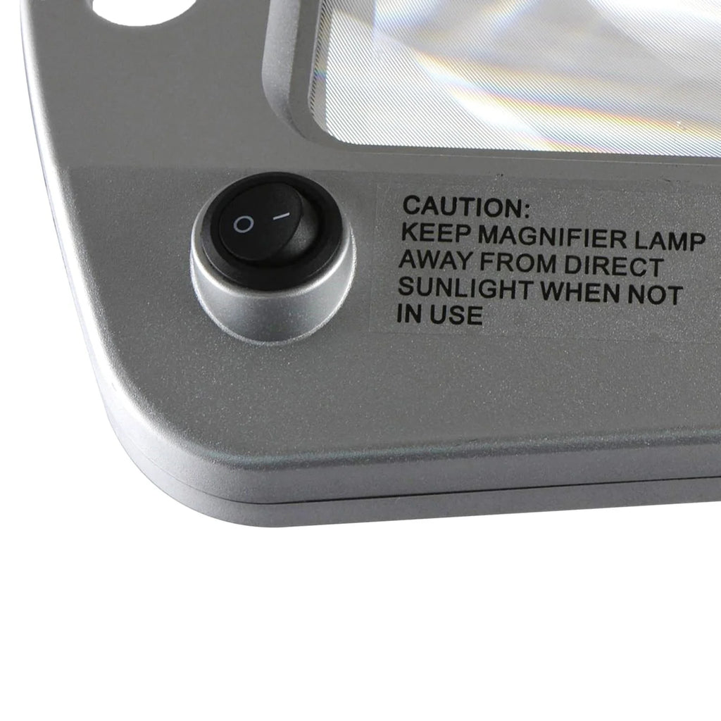 Bronze LED Illuminated Floor Magnifier Lamp B8568