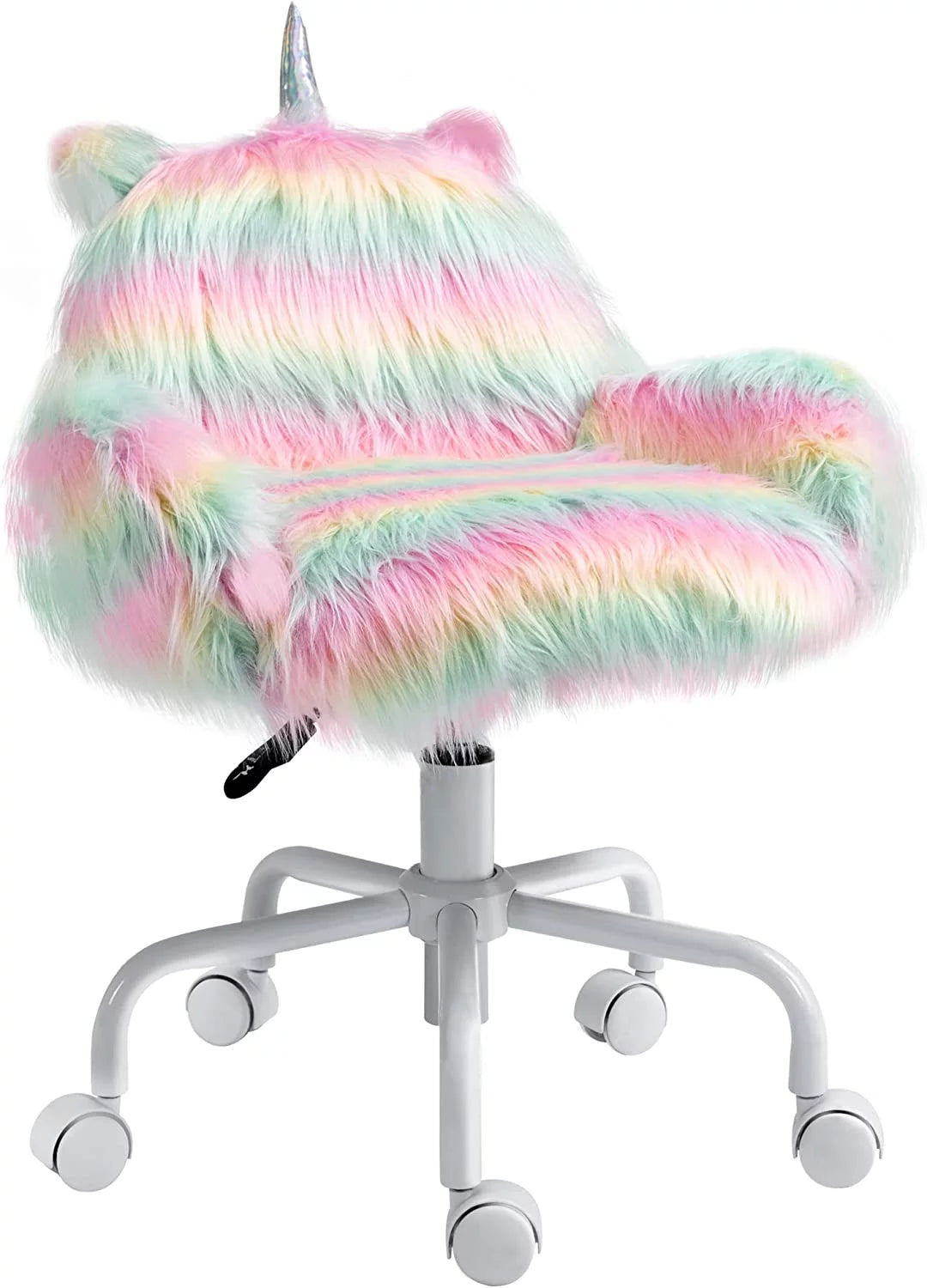 Unicorn Office Chair with Mid-Back and Armrest Support C384