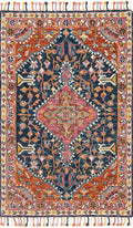 Navy Multi Rug C601