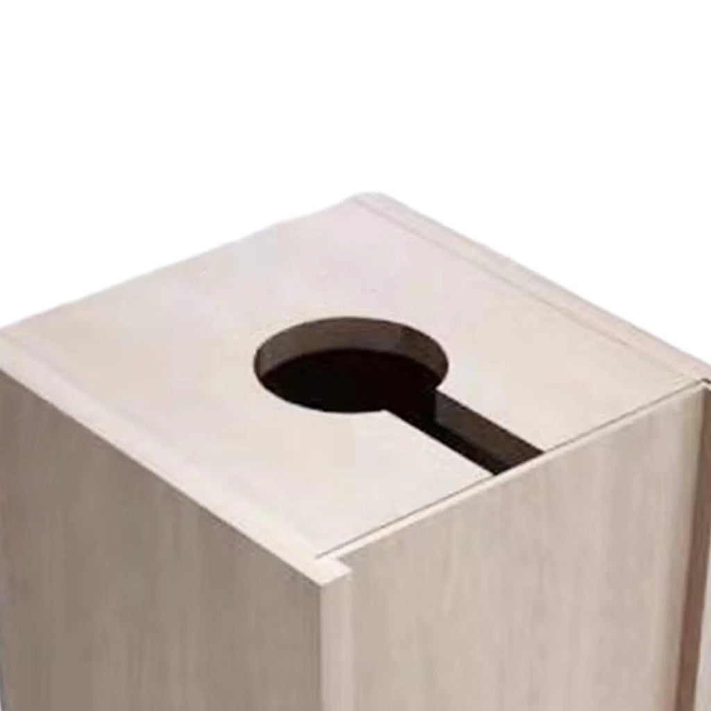 Wooden Paint Cup Organizer Box Y97673