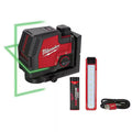Green Rechargeable Cross Line Laser Level and LED Flood Light W668