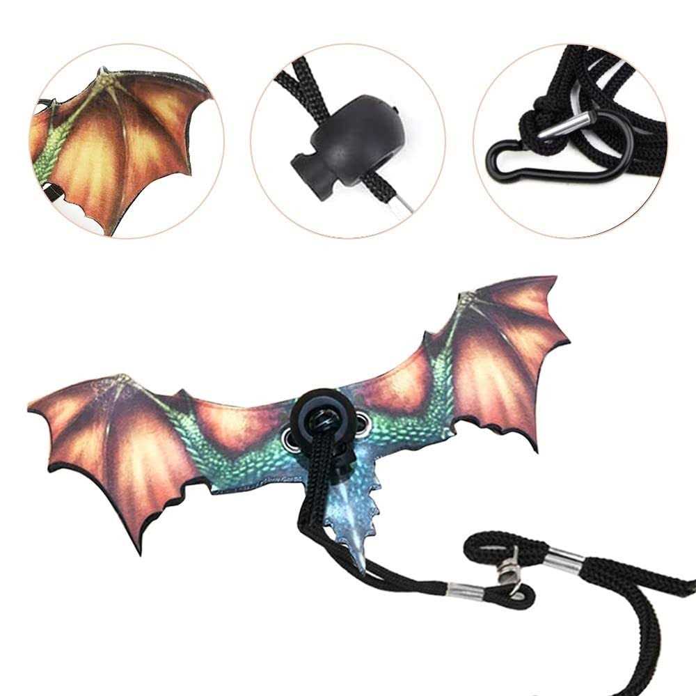 Adjustable Portable Reptile Leash with Wings K653592
