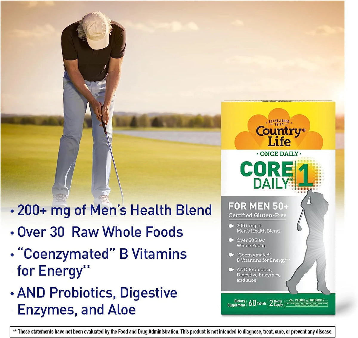 60 Tablets Multivitamin for Men 50+ A8311