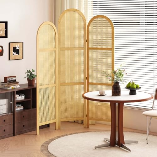 Pine Wood 5.6 Ft 3 Panels Room Divider O54227