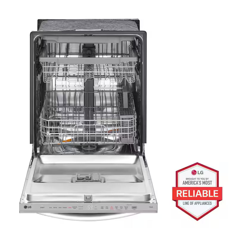 24 in. Smart Wi-Fi Dishwasher with 3rd Rack, Stainless Steel N173006
