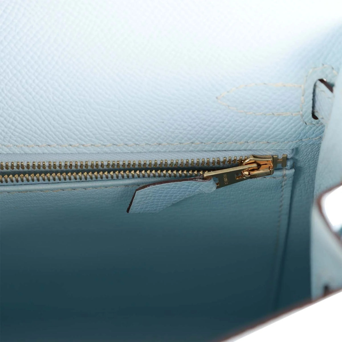 Bleu Brume Epsom Leather Bag B319