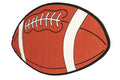 Rust Football Shape Area Rug B427356