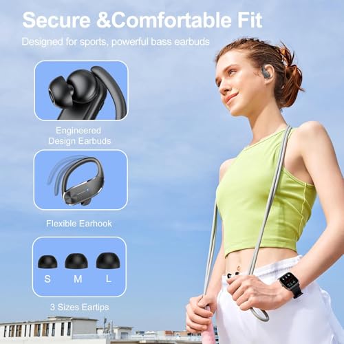 Wireless Bluetooth Earbuds with LED Display IP7 Waterproof K72607