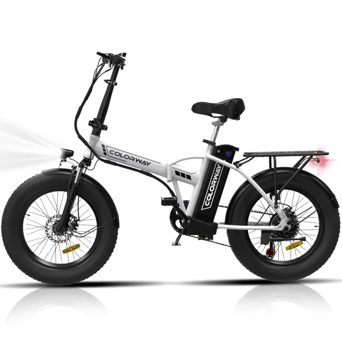 20" Fat Tire Foldable Electric Bike with 500W Battery J20338