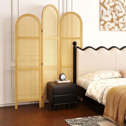 Pine Wood 5.6 Ft 3 Panels Room Divider O54227