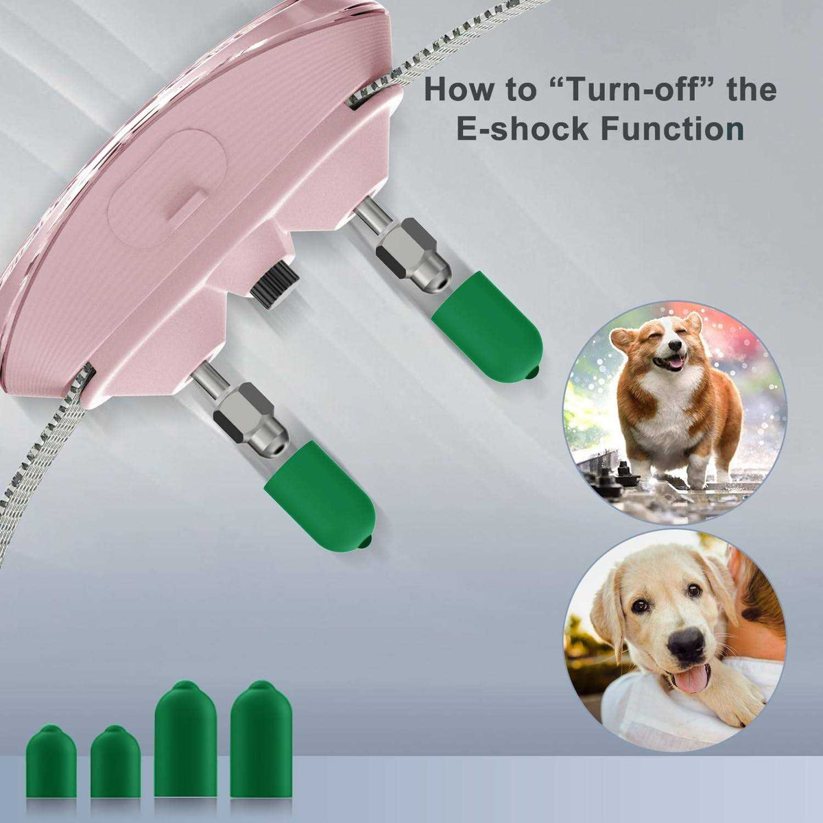 Automatic Anti bark Waterproof Rechargeable Dog Collar Z647