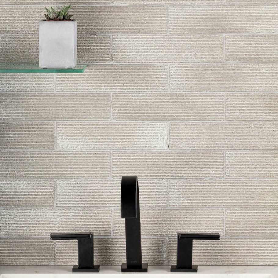 Matte White Clay Wall Tile 2 in. x 9 in. E53379