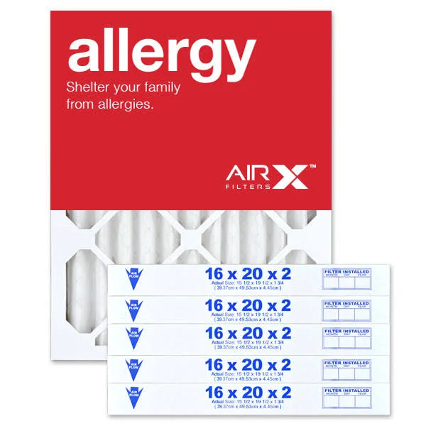 16x20x2 MERV 11 Pleated Air Filter 6-Pack Q130